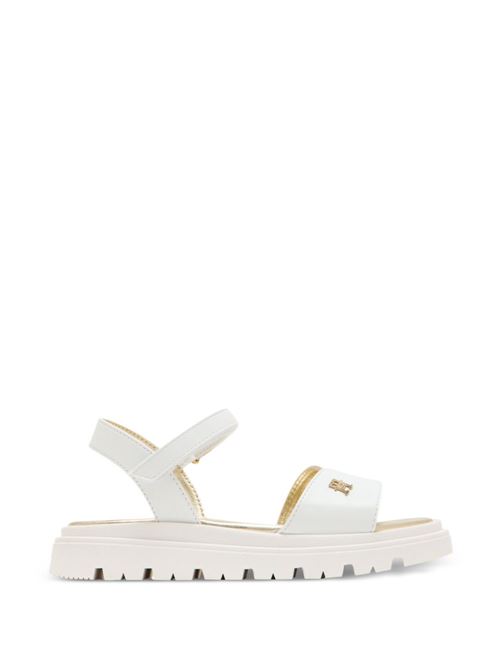 Sandalo bambino Tommy Hilfiger bianco e platino TOMMY HILFIGER KIDS | T4A2343010326X048